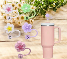 Load image into Gallery viewer, Cherry Blossom Straw Cover 10mm