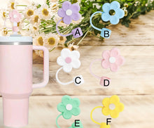 Load image into Gallery viewer, Daisy Straw Cover 10mm