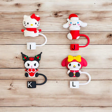 Load image into Gallery viewer, Kitty and Friends Straw Cover 10mm