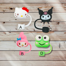 Load image into Gallery viewer, Kitty and Friends Straw Cover 10mm