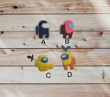 Load image into Gallery viewer, Glow in the dark Among Us Shoe Charms